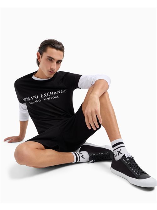 t-shirt man black ARMANI EXCHANGE | 8NZT72Z8H4Z/1200